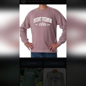 Vintage Mauve Men's Sweater